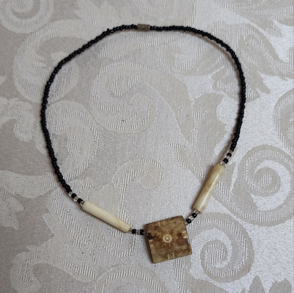 White Baltic Amber Pendant Necklace Multicolor Natural Beads Rare Earth-Tone Gem - Picture 7 of 12